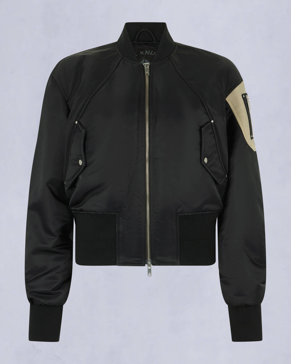 Moose Knuckles Womens Alice Bomber Jacket Black M15LB052 - GM
