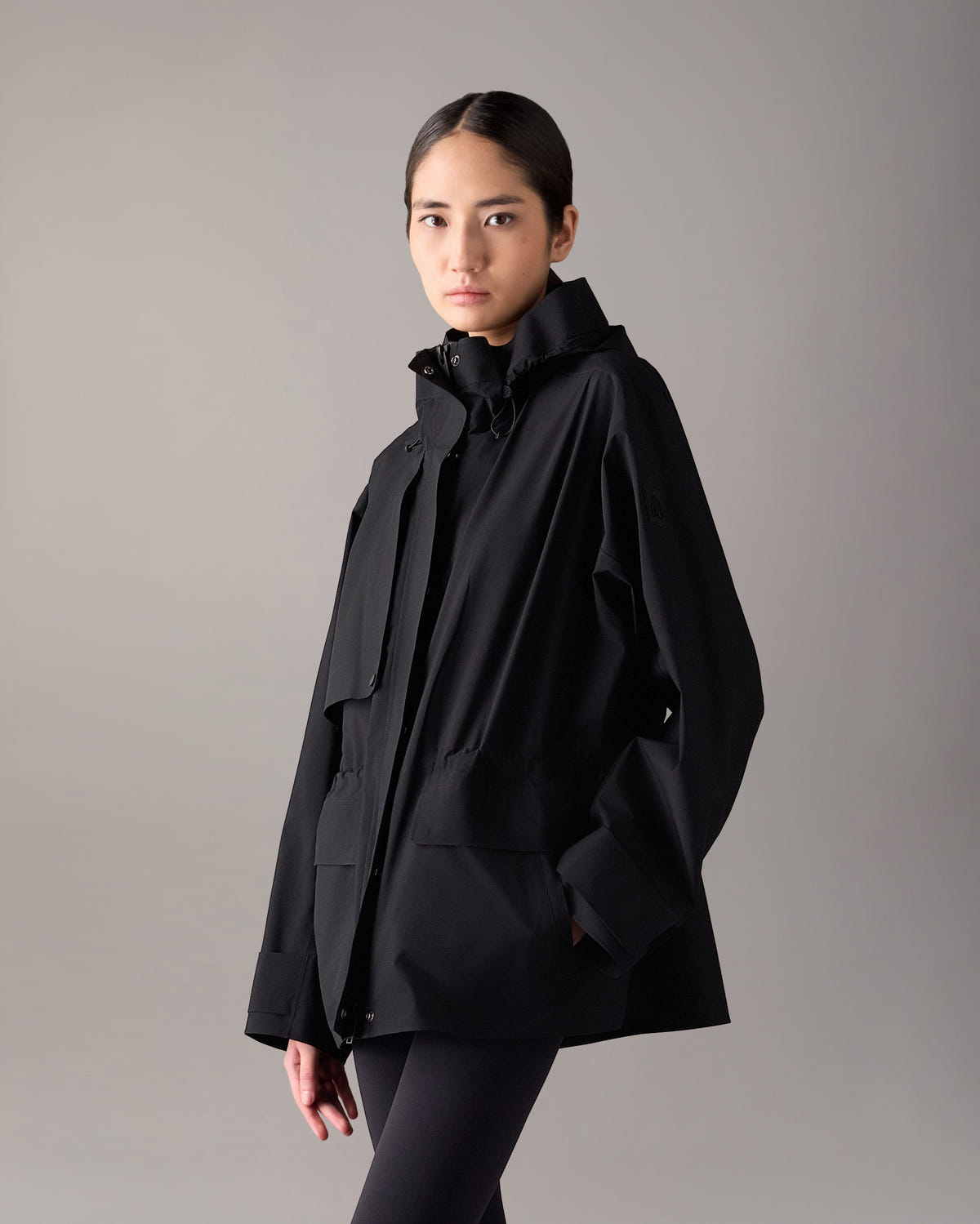 Moose Knuckles - M15LJ126 - Laurier Rain Jacket - WOMENS - Black - Front