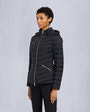 Moose Knuckles Womens Lucille Air Down Jacket Black M15LJ133 Front