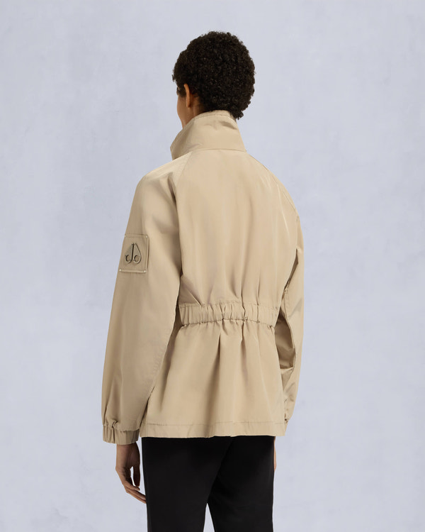Moose Knuckles Womens Rosemont Windbreaker TANNED M15LJ169 Back