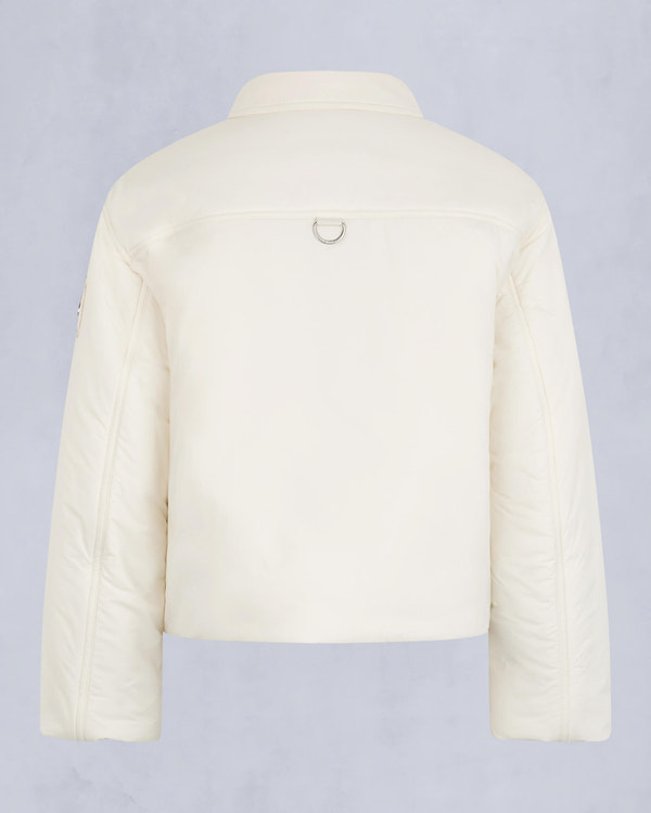 Moose Knuckles Womens Jolicoeur Shirt Jacket Plaster M15LJ182 Detail2