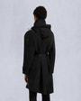 Moose Knuckles Womens Claremont Rain Jacket Black M15LP208 Back