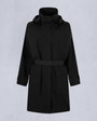 Moose Knuckles Womens Claremont Rain Jacket Black M15LP208 - GM