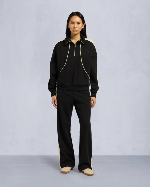 Moose Knuckles Womens Fairmont Track Pants BLACK/BONE M15LR777 Front Category
