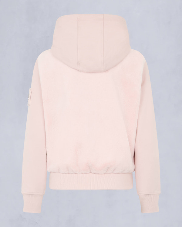 Moose Knuckles Womens Rosylyn Bunny Hoodie PETAL M15LS610 Detail2
