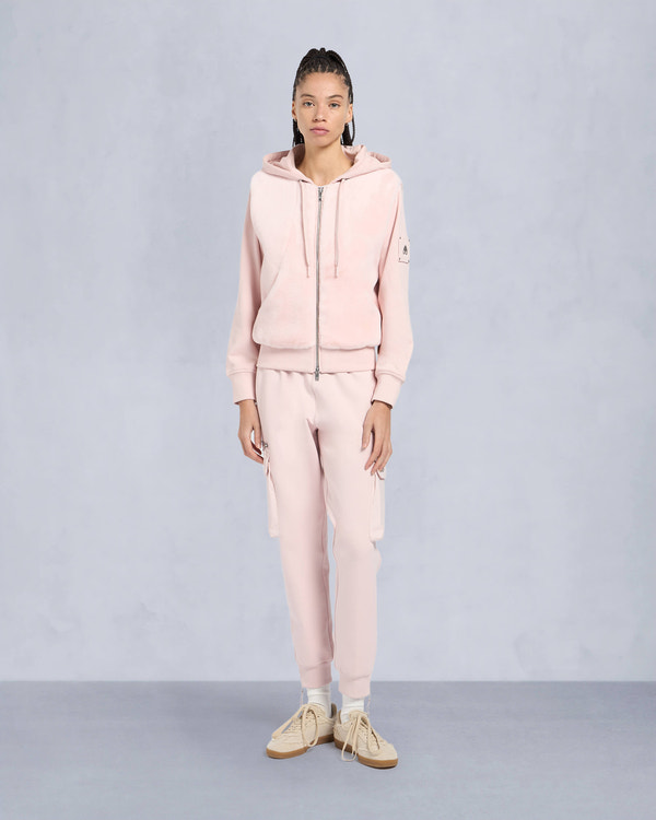 Moose Knuckles Womens Rosylyn Bunny Hoodie PETAL M15LS610 Front Category