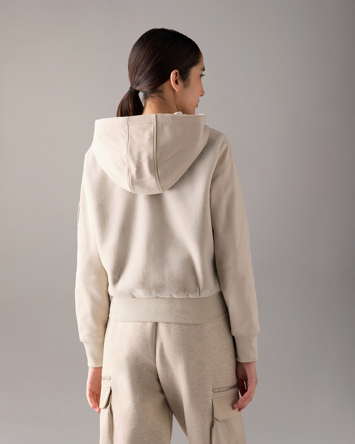 Moose Knuckles - M15LS610 - Rosylyn Bunny Hoodie - WOMENS -  - Back