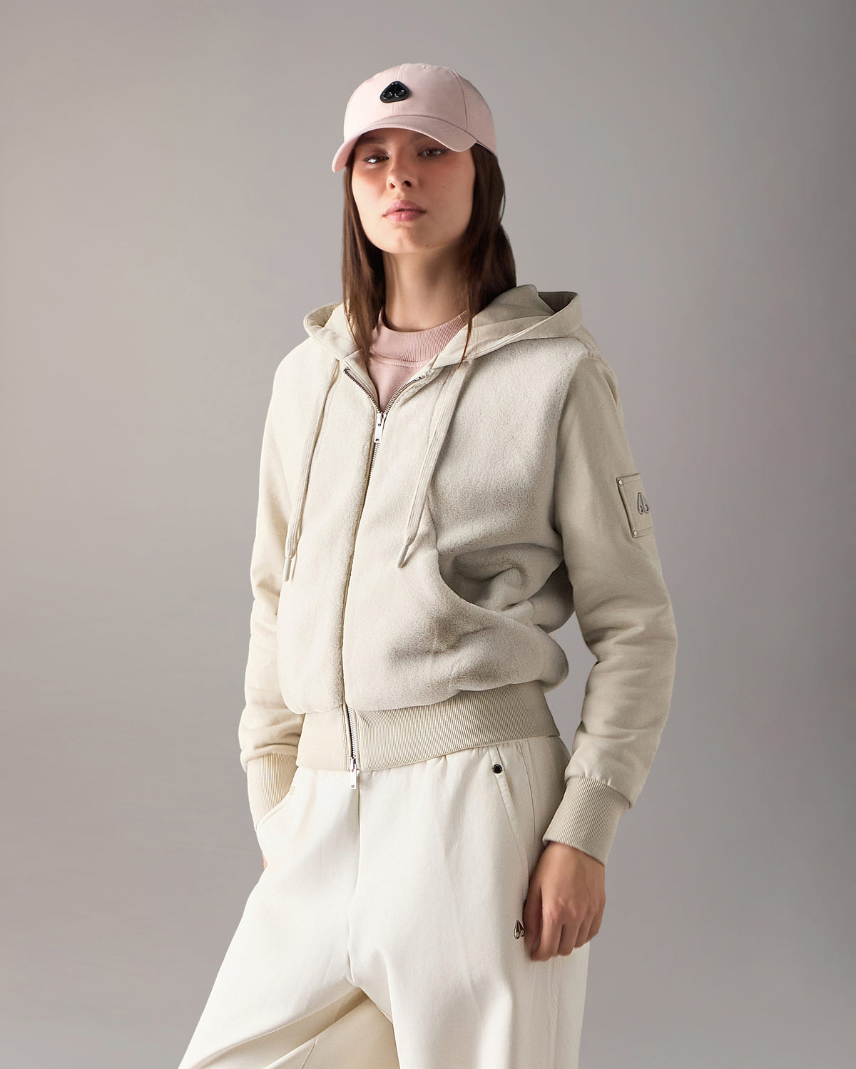 Moose Knuckles - M15LS610 - Roslyn Bunny Hoodie - WOMENS -  - Front Category