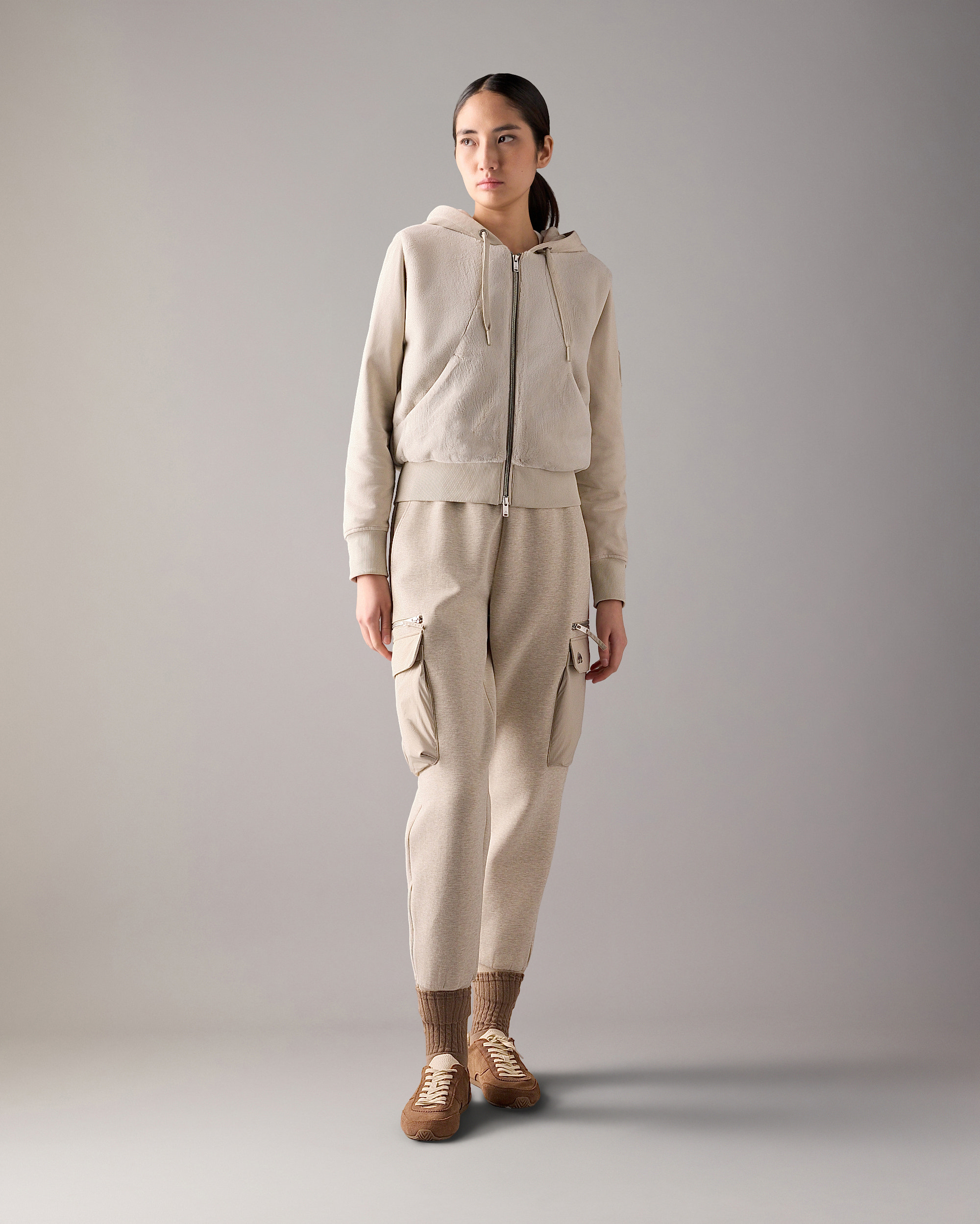 Moose Knuckles - M15LS610 - Rosylyn Bunny Hoodie - WOMENS -  - Front Category