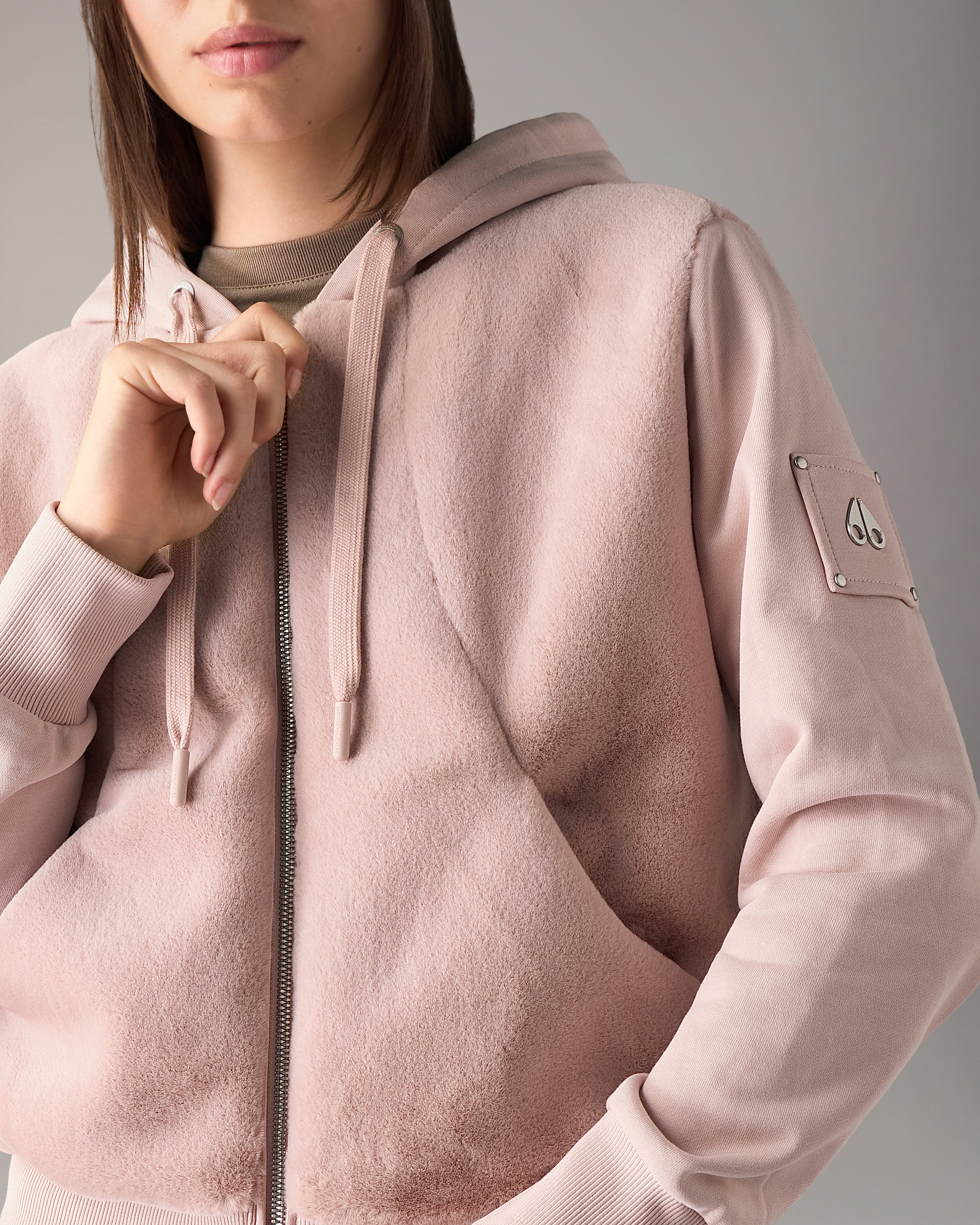 Moose Knuckles - M15LS610 - Roslyn Bunny Hoodie - WOMENS -  - Detail1