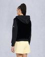 Moose Knuckles Womens Rosylyn Bunny Hoodie Black M15LS610 Back