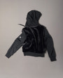 Moose Knuckles - M15LS610 - Roslyn Bunny Hoodie - WOMENS - Black - Detail10