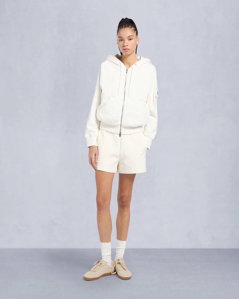Moose Knuckles - M15LS610 - Rosylyn Bunny Hoodie - WOMENS - Milky Way - Front Category