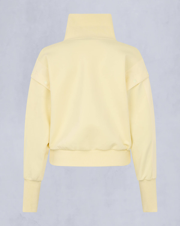 Moose Knuckles Womens MixMedia Quarter-Zip Sweater BEAM M15LS636 Detail2