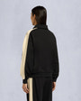 Moose Knuckles Womens Fairmont Quarter-Zip Sweater BLACK/BONE M15LS644 Back