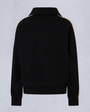 Moose Knuckles Womens Fairmont Quarter-Zip Sweater BLACK/BONE M15LS644 Detail2
