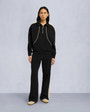 Moose Knuckles Womens Fairmont Quarter-Zip Sweater BLACK/BONE M15LS644 Front Category