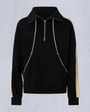 Moose Knuckles Womens Fairmont Quarter-Zip Sweater BLACK/BONE M15LS644 - GM