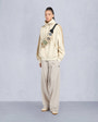 Moose Knuckles Womens Fairmont Quarter-Zip Sweater BONE/TANNED M15LS644 Front Category