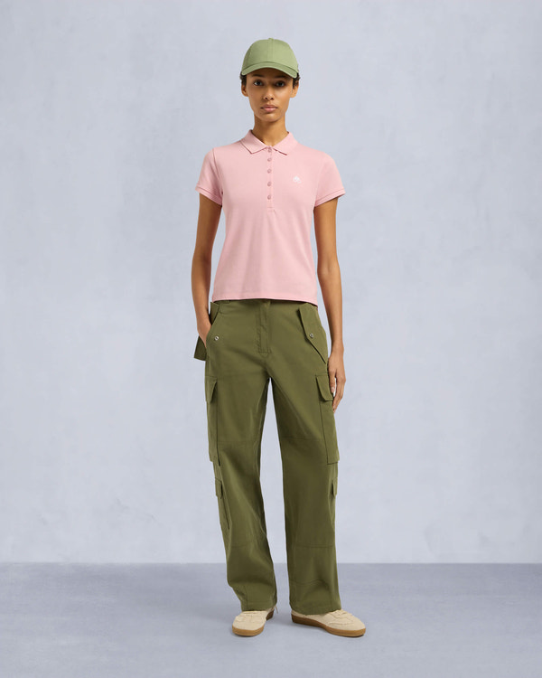 Moose Knuckles Womens Sherbrooke Polo ROSE M15LT710 Front Category