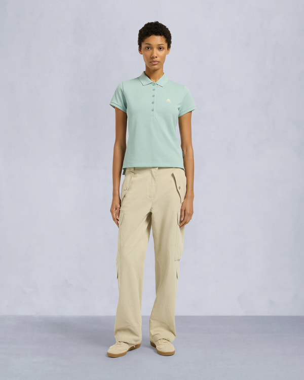 Moose Knuckles Womens Sherbrooke Polo TIDE M15LT710 Front Category