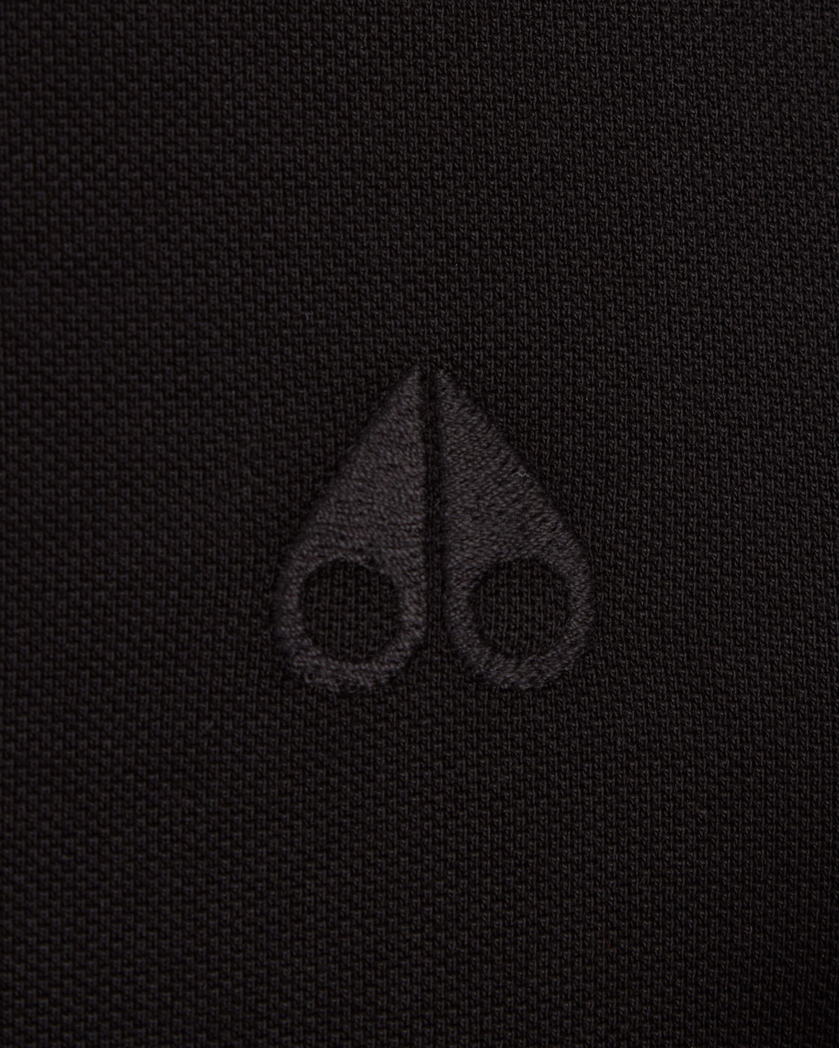 Moose Knuckles Womens Sherbrooke Polo Black M15LT710 Detail1