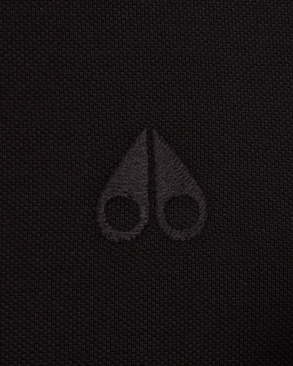 Moose Knuckles Womens Sherbrooke Polo Black M15LT710 Detail1