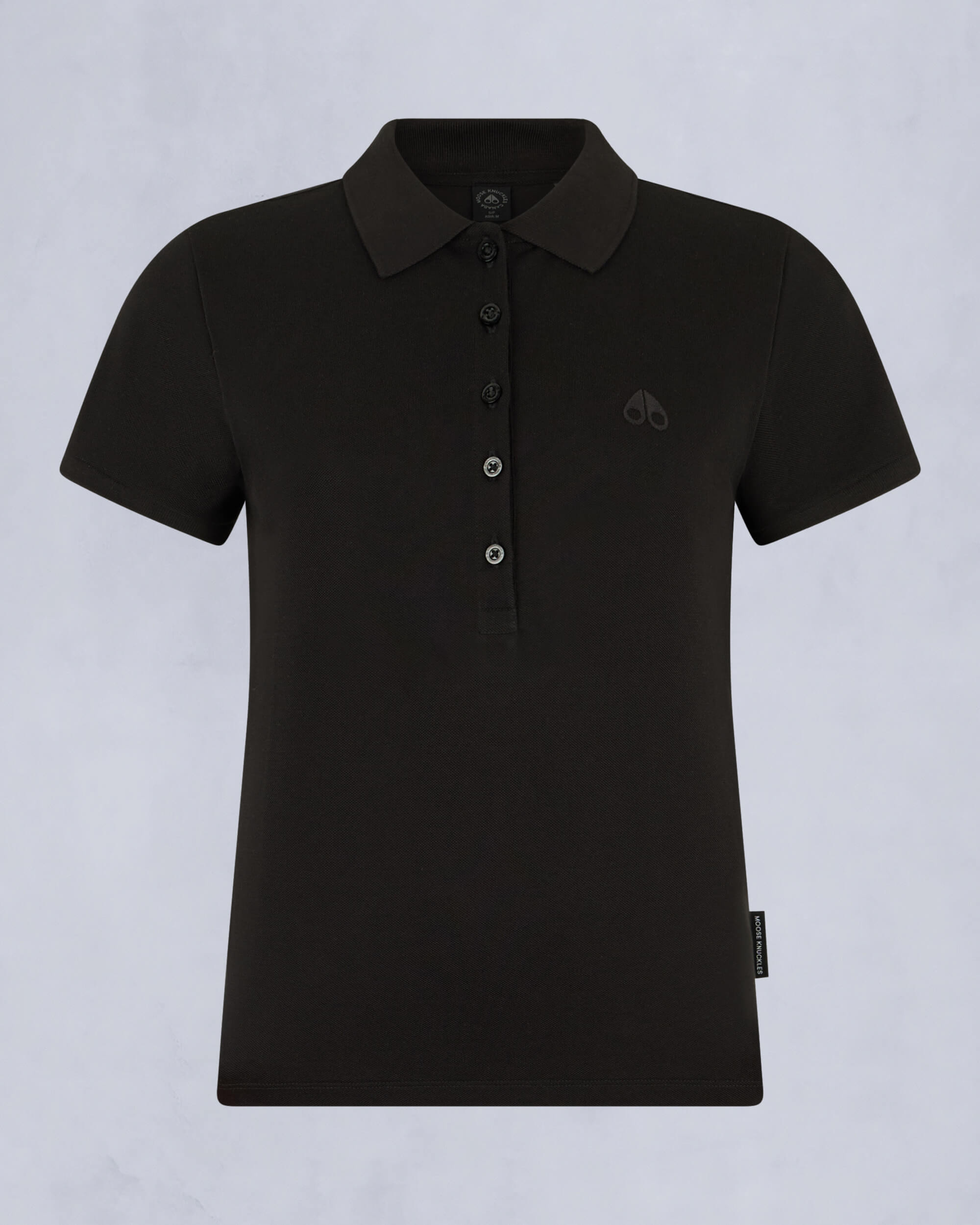 Moose Knuckles Womens Sherbrooke Polo Black M15LT710 - GM