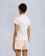 Moose Knuckles Womens Sherbrooke Polo Milky Way M15LT710 Back