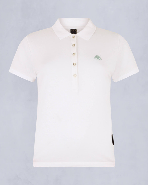 Moose Knuckles Womens Sherbrooke Polo Milky Way M15LT710 - GM