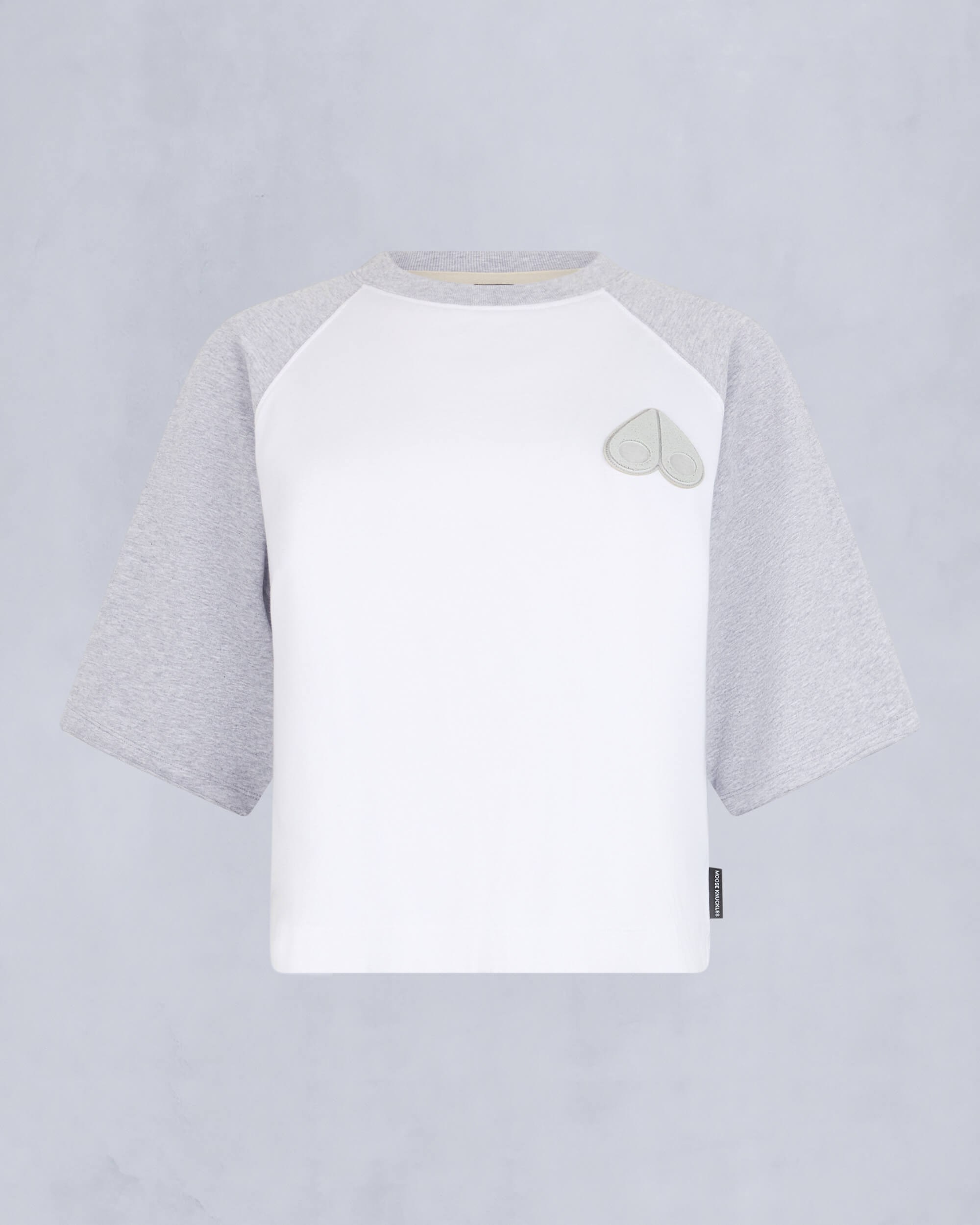 Moose Knuckles Womens Feel Good Lost T-Shirt MILKYWAY/GREY MELANGE M15LT713 - GM
