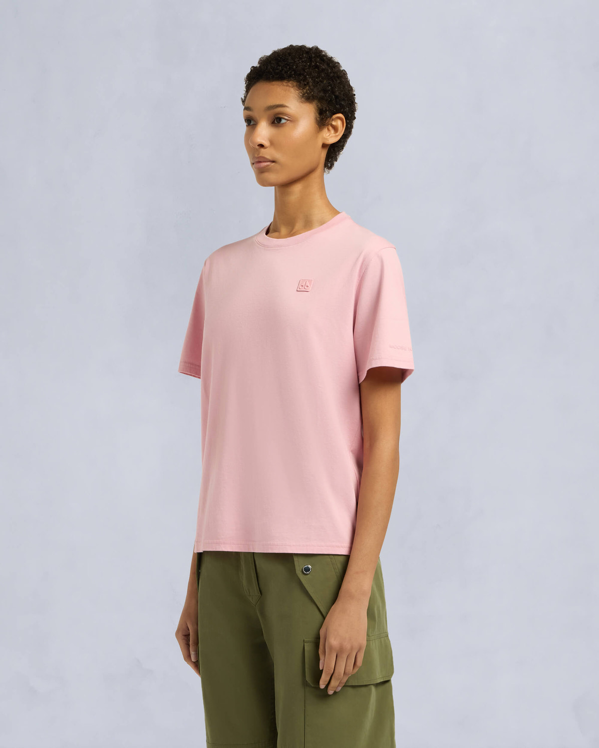 Moose Knuckles Womens Kate Tee ROSE M15LT718 Front