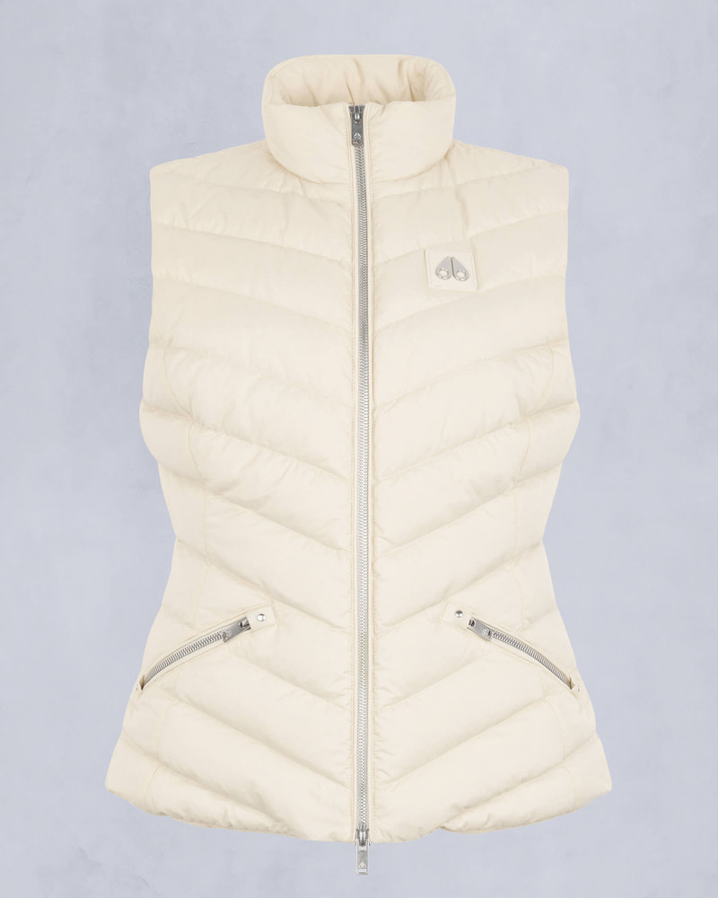 Moose Knuckles Womens Marie Air Down Vest Plaster M15LV455 - GM