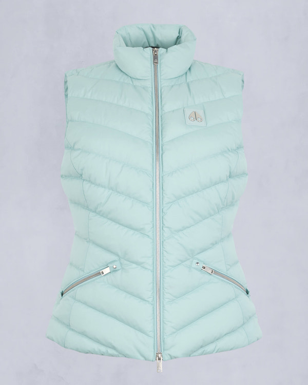 Moose Knuckles Womens Marie Air Down Vest TIDE M15LV455 - GM