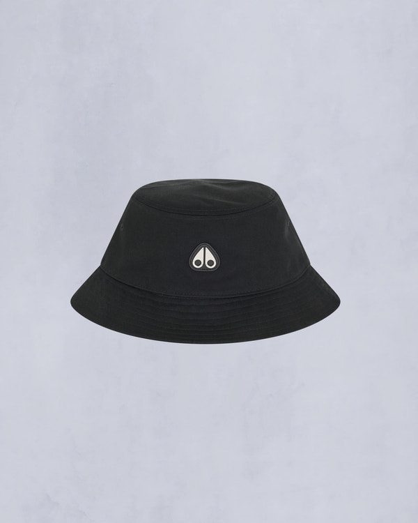 Moose Knuckles Accessories Centerville Bucket Hat Black M15MA538 Front Category