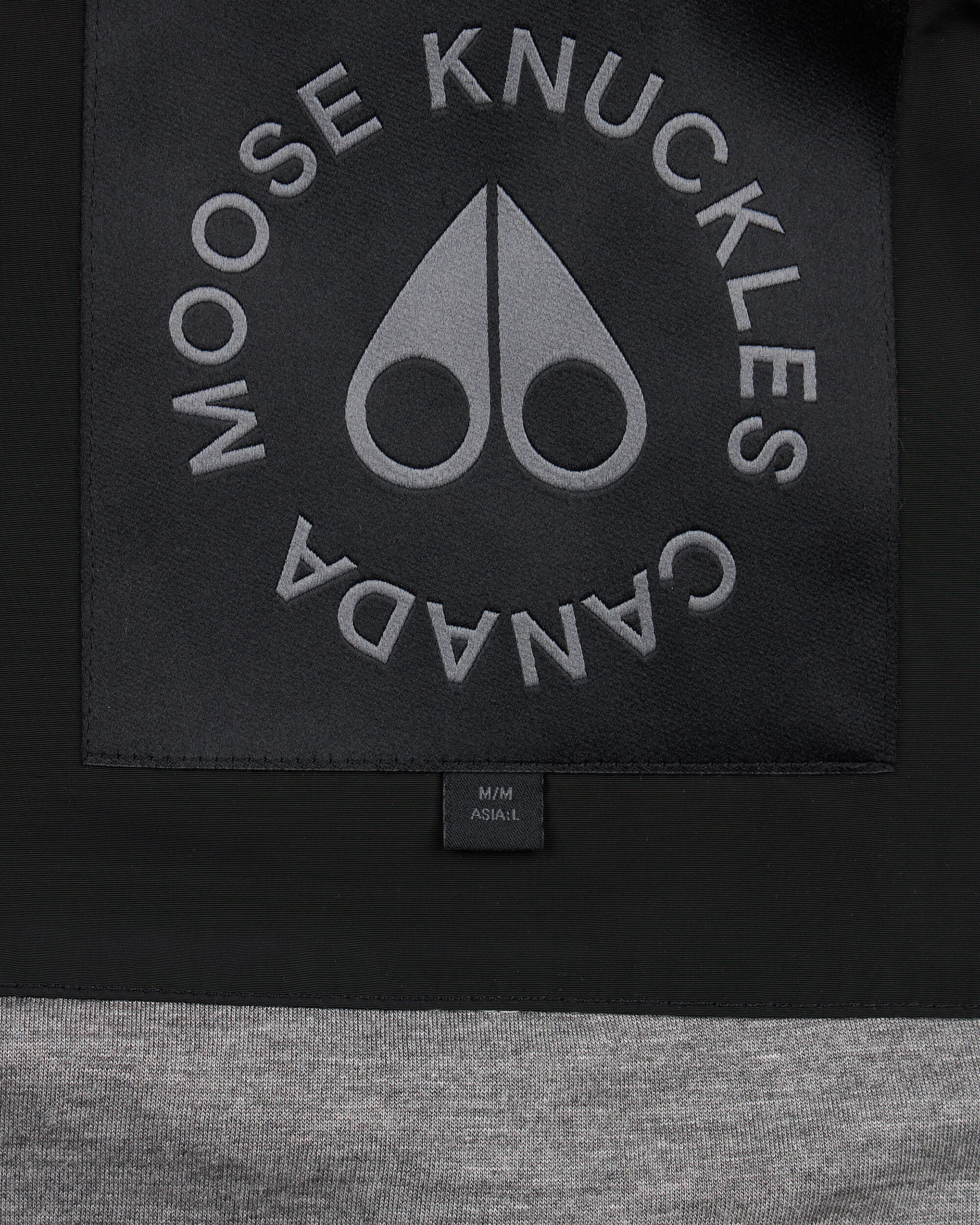 Moose Knuckles Mens Drummond Bomber Jacket Black M15MB003 Detail1
