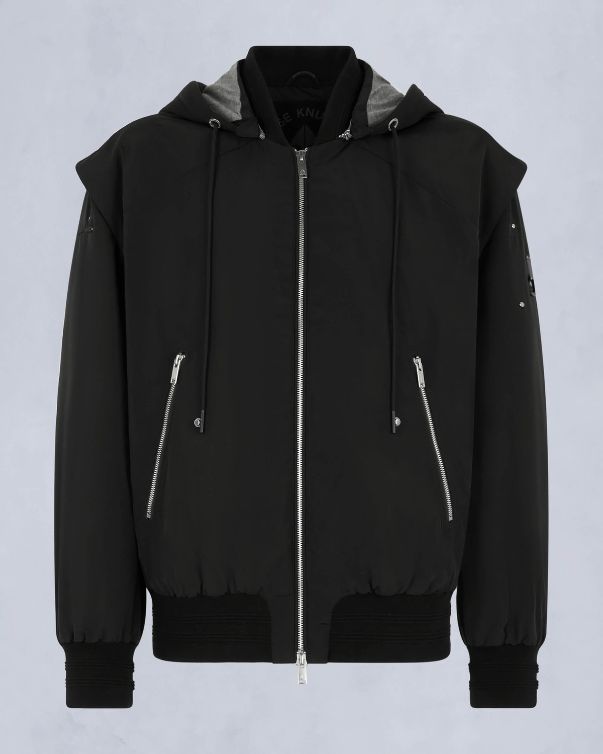 Moose Knuckles Mens Drummond Bomber Jacket Black M15MB003 - GM