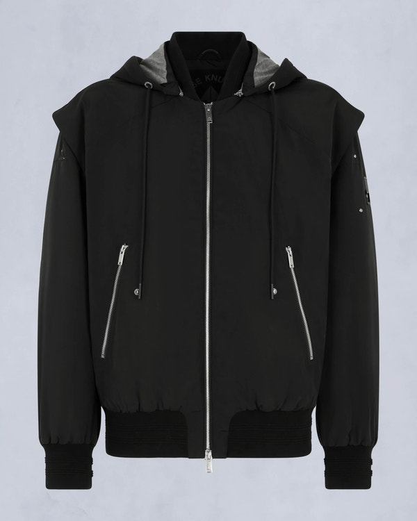 Moose Knuckles Mens Drummond Bomber Jacket Black M15MB003 - GM