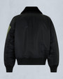 Moose Knuckles Mens Ludo Bomber Jacket Black M15MB051 Detail2