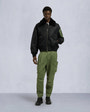 Moose Knuckles Mens Ludo Bomber Jacket Black M15MB051 Front Category