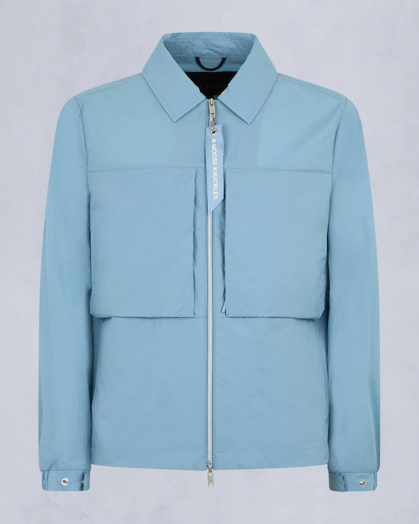 Moose Knuckles Mens Waverly Shirt Jacket SEA M15MJ116 - GM