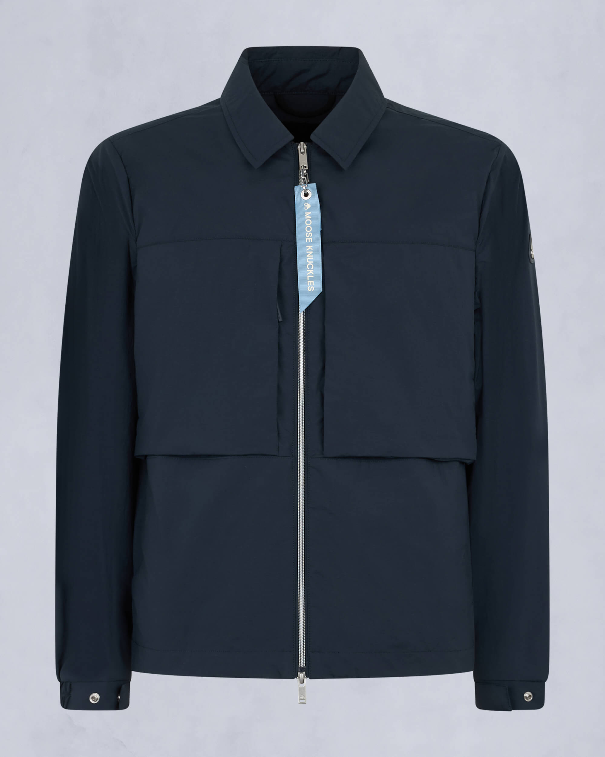 Moose Knuckles Mens Waverly Shirt Jacket Navy M15MJ116 - GM