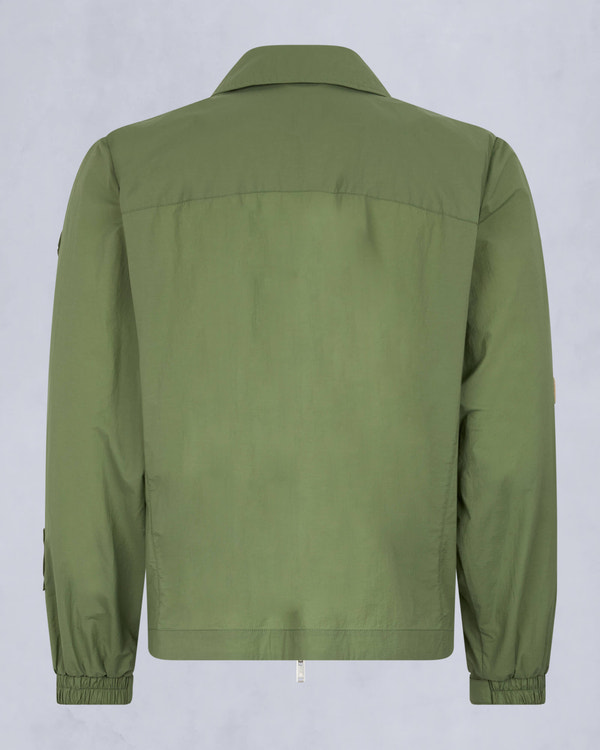 Moose Knuckles Mens Waverly Shirt Jacket KELP M15MJ116H Detail2