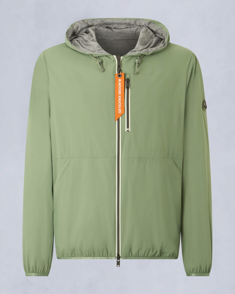 Moose Knuckles Mens Dominion Packable Jacket KELP/ACID M15MJ119 - GM