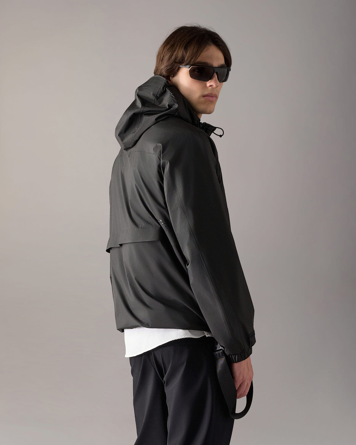 Moose Knuckles - M15MJ120 - Knox Packable Rain Jacket - MENS - Black - Back