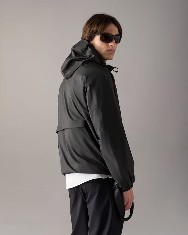 Moose Knuckles - M15MJ120 - Knox Packable Rain Jacket - MENS - Black - Back