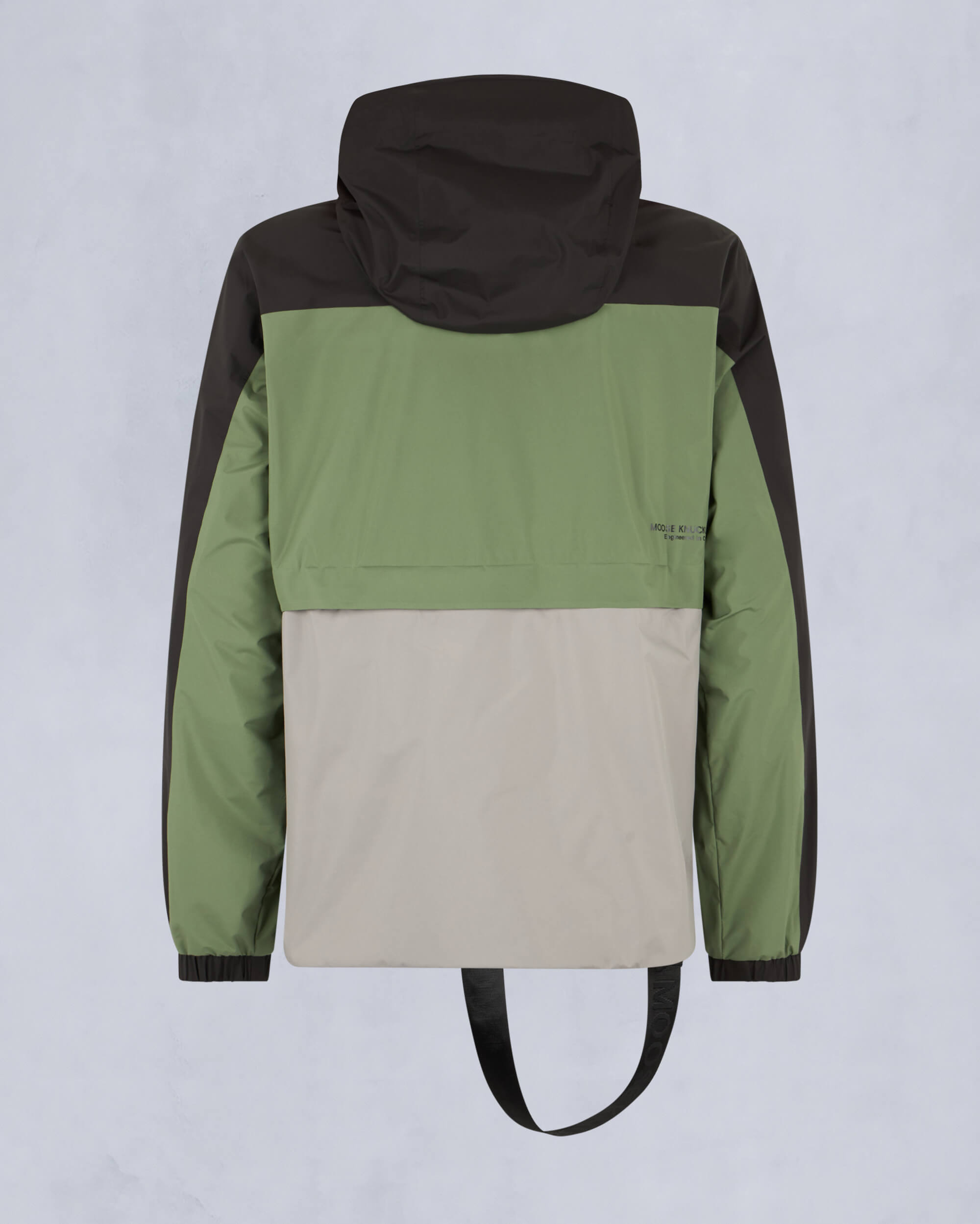 Moose Knuckles Mens Knox Packable Rain Jacket BLK/KELP/DUSK M15MJ120H Detail2