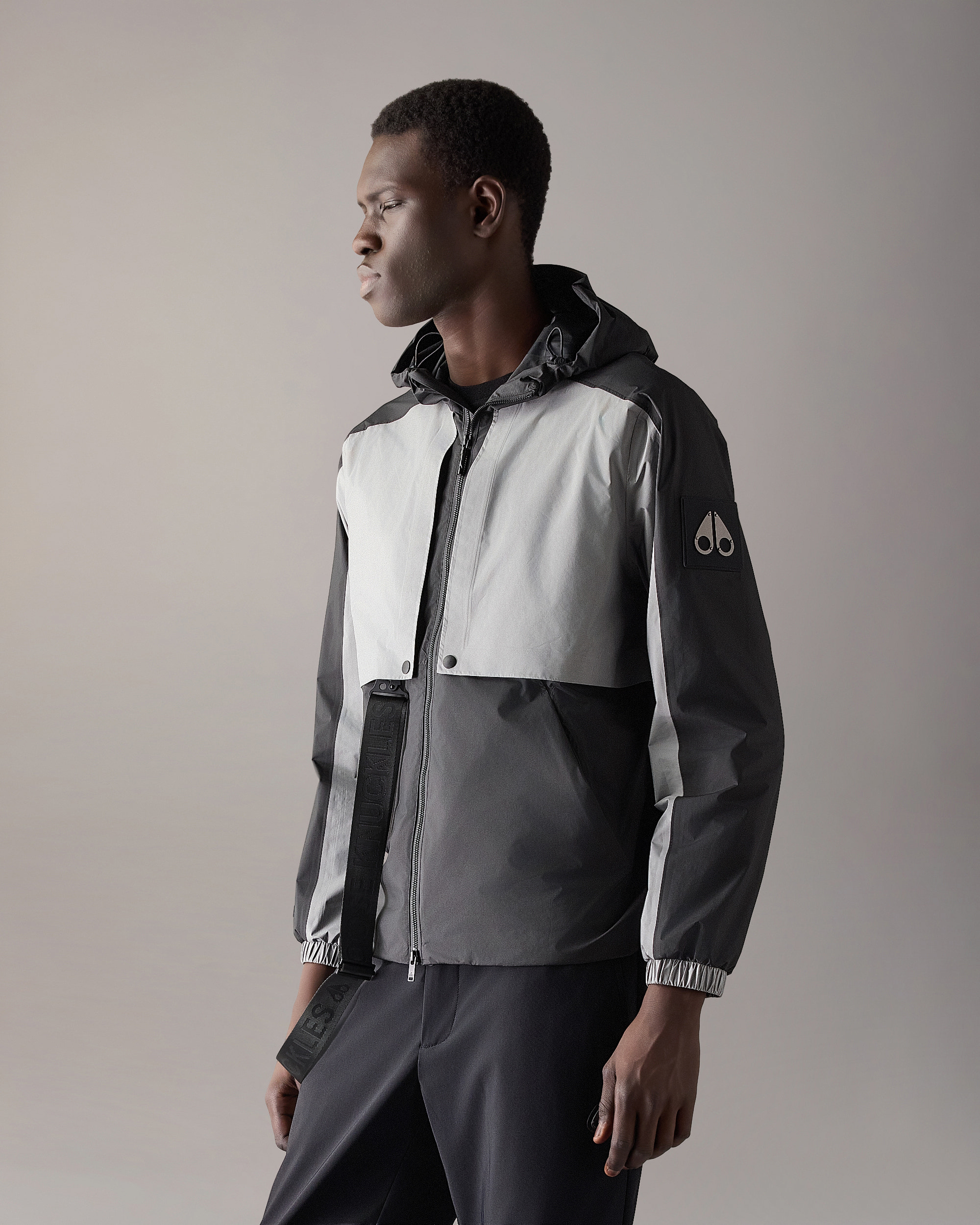 Moose Knuckles - M15MJ120H - Knox Packable Rain Jacket - MENS -  - Front