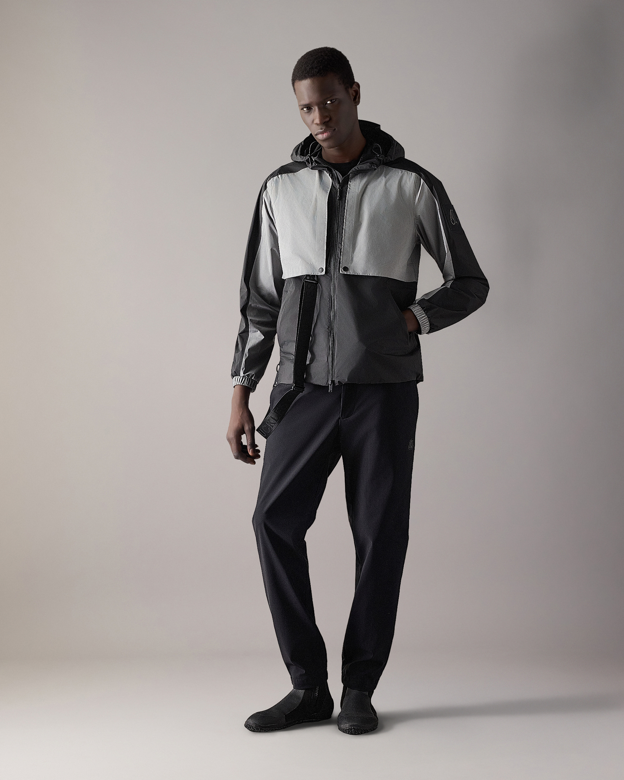 Moose Knuckles - M15MJ120H - Knox Packable Rain Jacket - MENS -  - Front Category