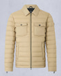 Moose Knuckles Mens Ashton Air Down Shirt Jacket TANNED M15MJ150 - GM